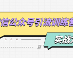 微信公众号引流训练营：日引100+流量实战方法+批量霸屏秘笈+排名置顶黑科技