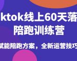 Tiktok线上60天落地陪跑训练营，独家赋能陪跑方案，全新运营技巧干货”