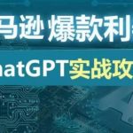 “亚马逊爆款利器：ChatGPT实战攻略，以最低的成本和最高的效率打造日出百单的爆品”