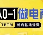 “从0-1做电商-新店基础运营，从0-1对比线上线下经营逻辑，特别适合新店新手理解”