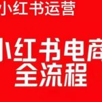 “红薯电商实操课，小红书电商全流程”